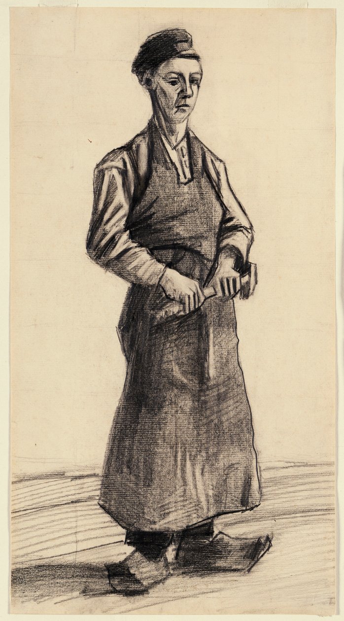 铁匠的男孩，1882年 作者 文森特·梵高