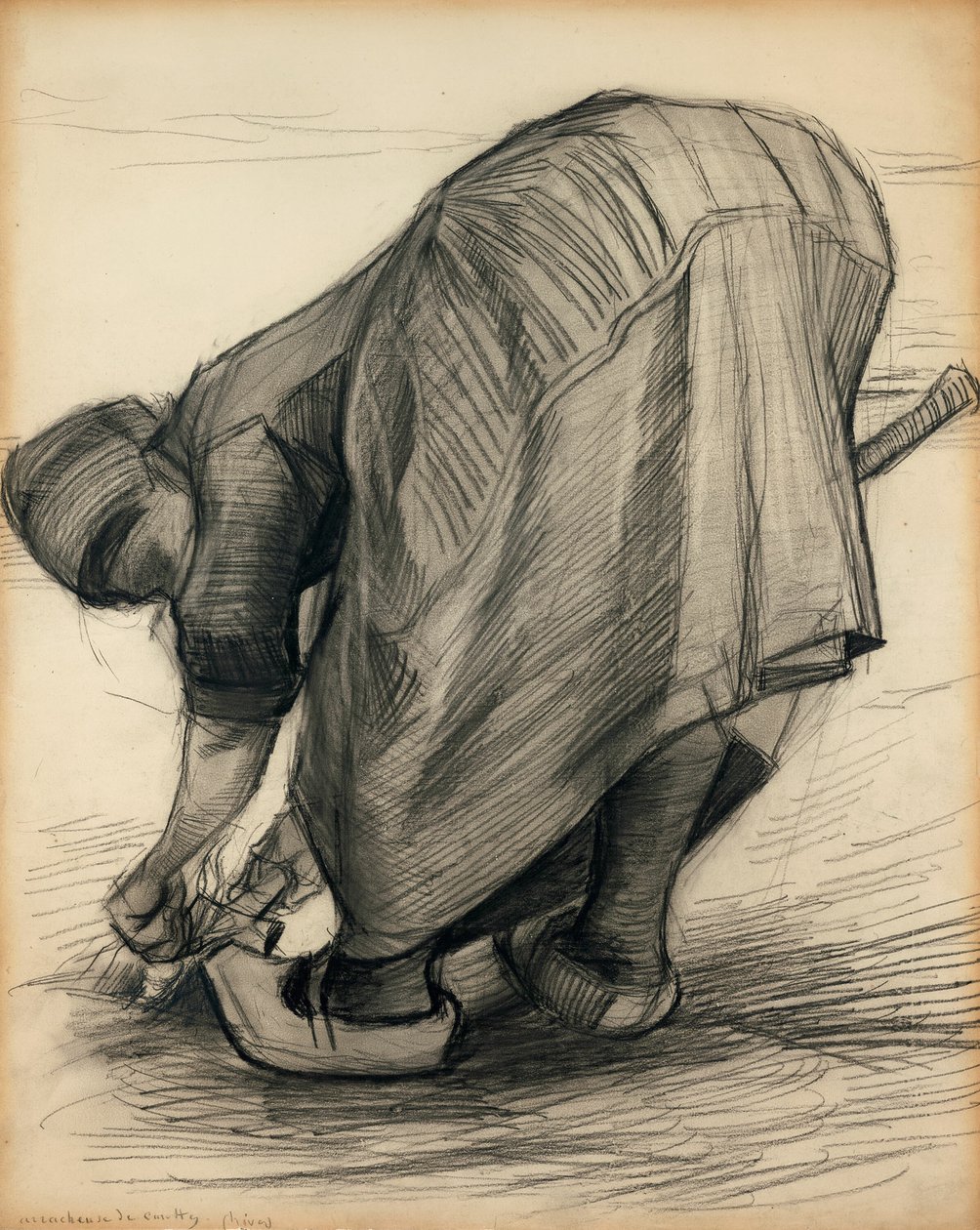 拔萝卜 作者 文森特·梵高