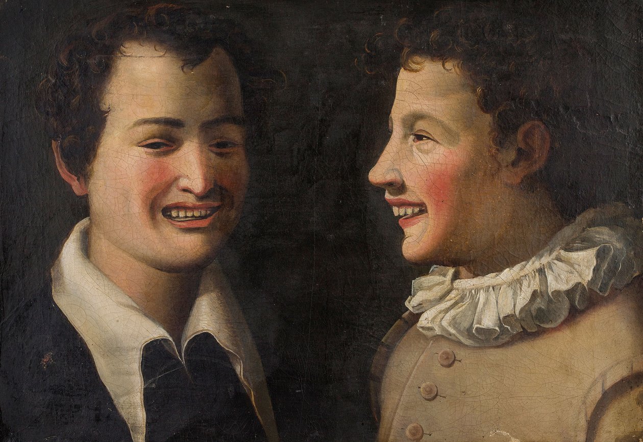 Due giovani che ridono Two boys laughing, Second half of the 16th cen. 作者 文森佐·坎皮（Vincenzo Campi）