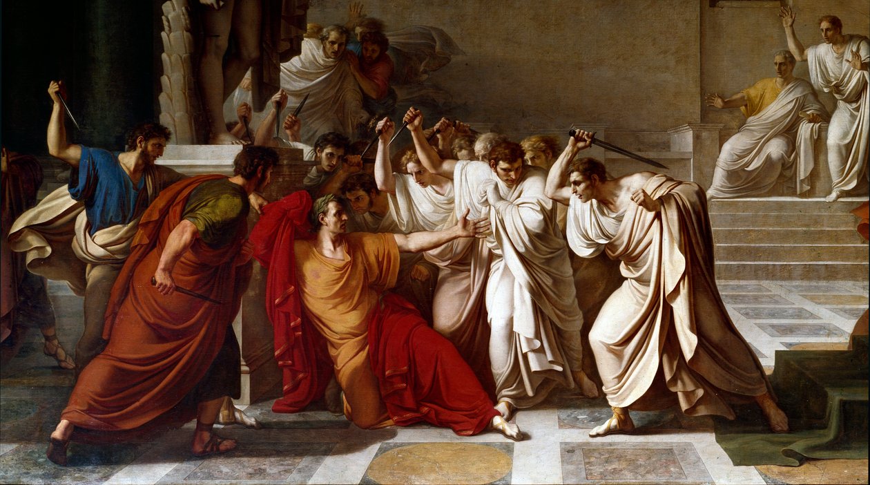 The Death of Julius Caesar, detail 作者 文森佐·卡姆奇尼