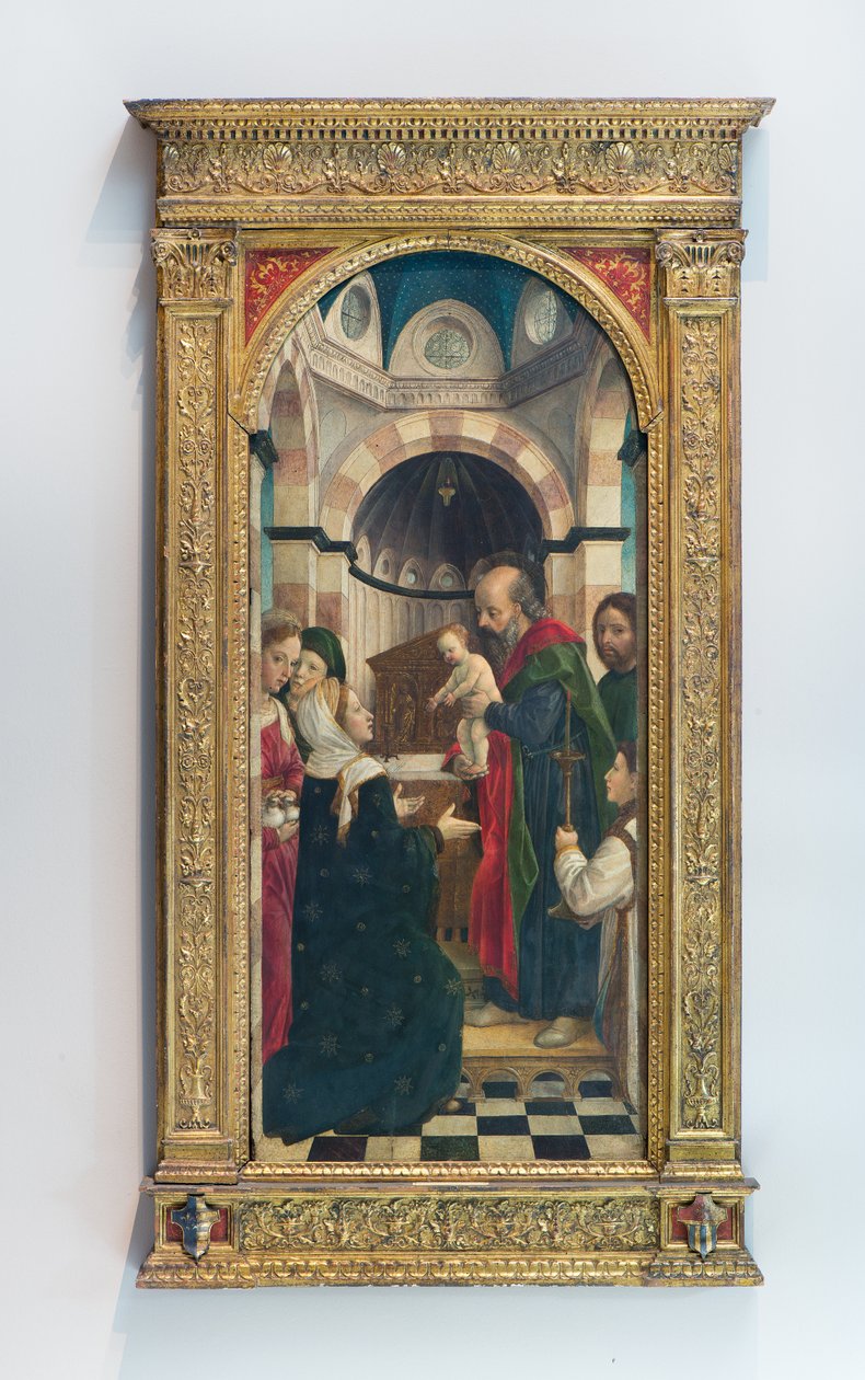 Presentation of Jesus at the temple, c.1470 (tempera on panel) 作者 文森佐·福帕（Vincenzo Foppa）