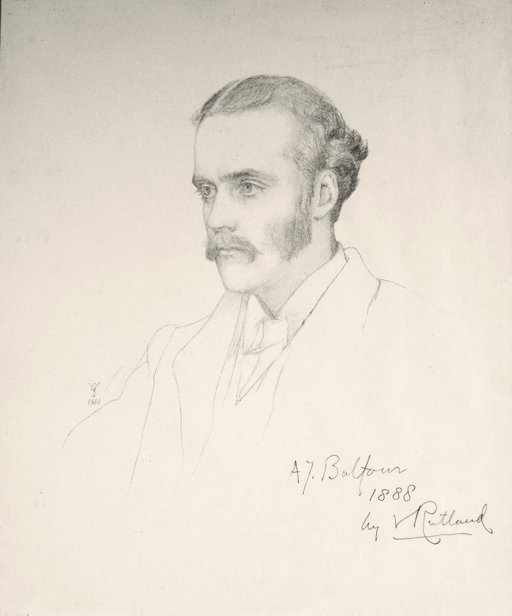 Arthur Balfour，1888年 作者 紫罗兰色礼仪