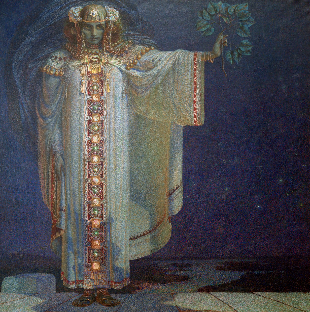 1893年的女先知Libuse 作者 维捷兹拉夫·卡雷尔·马谢克（VítězslavKarelMašek）