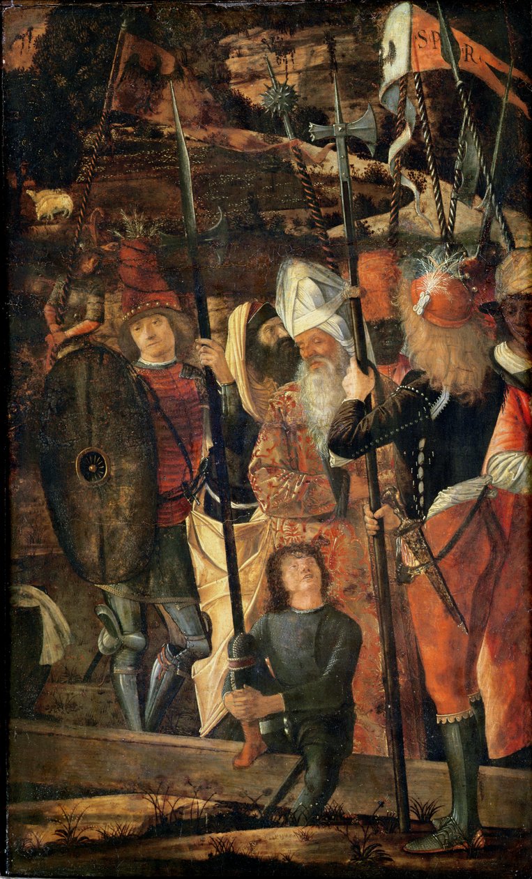 一群东方人，犹太人和士兵，1493-95 作者 维托雷·卡尔帕乔