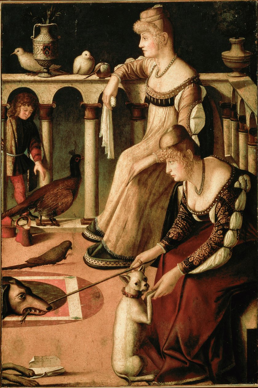 Due Lady Veneziane（Due cortigiane，两个威尼斯女人，两个妓女） 作者 维托雷·卡尔帕乔