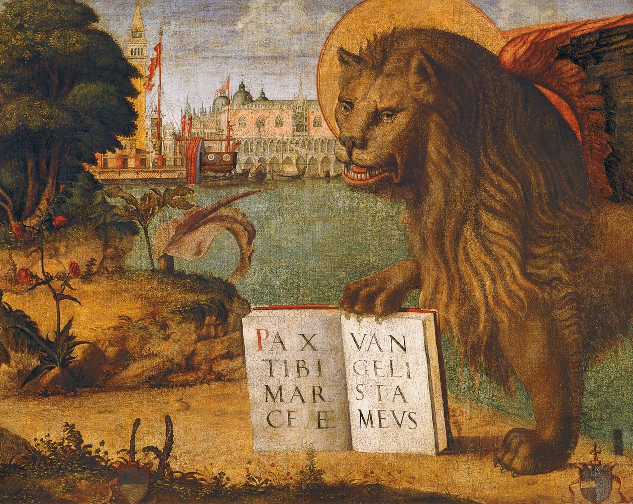 圣马可之狮》，维托雷-卡帕乔（Vittore Carpaccio，约 1465-1525 或 1526 年） 作者 维托雷·卡尔帕乔