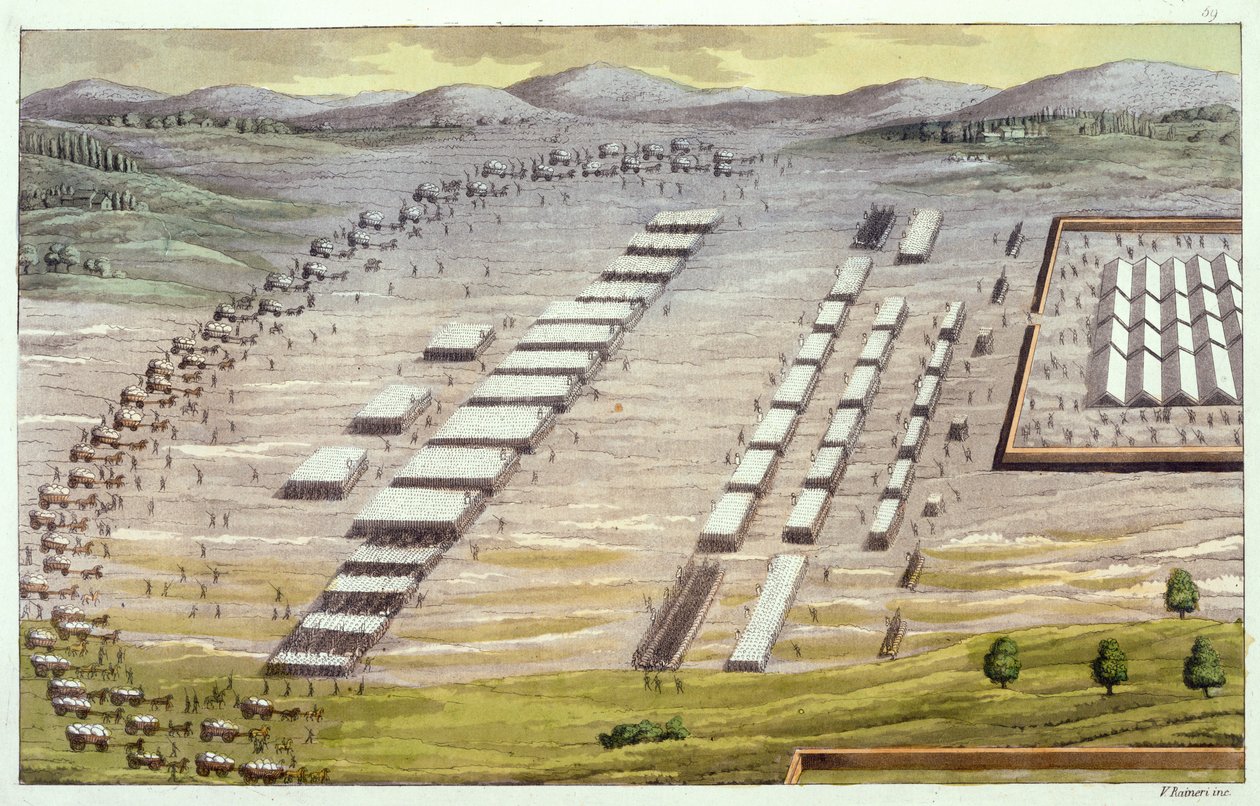 战斗中的古代凯尔特人或高卢人，c.1800-18 作者 维托里奥·雷纳里（Vittorio Raineri）