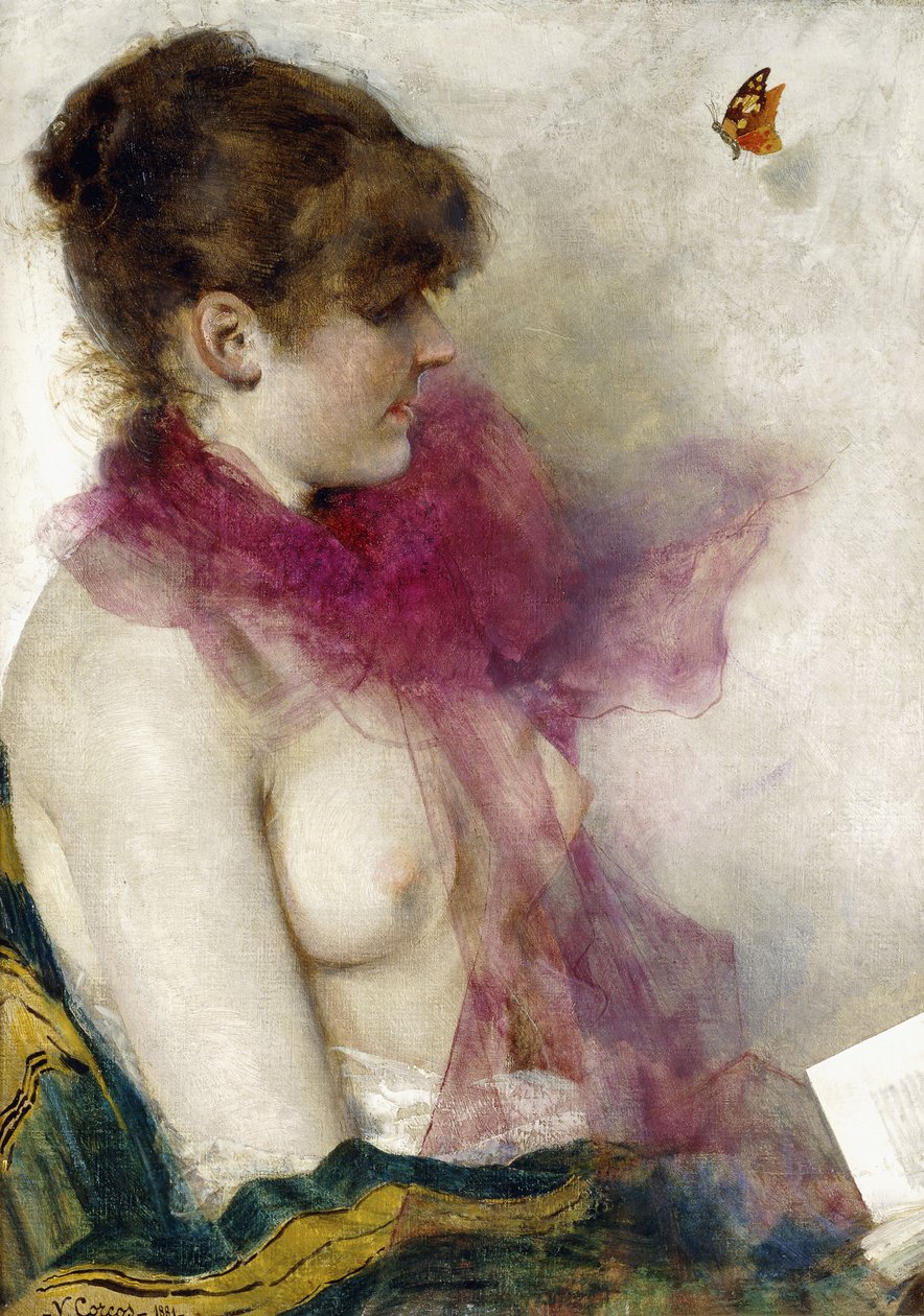 真丝围巾 作者 维托里奥·马特奥·科科斯（Vittorio Matteo Corcos）
