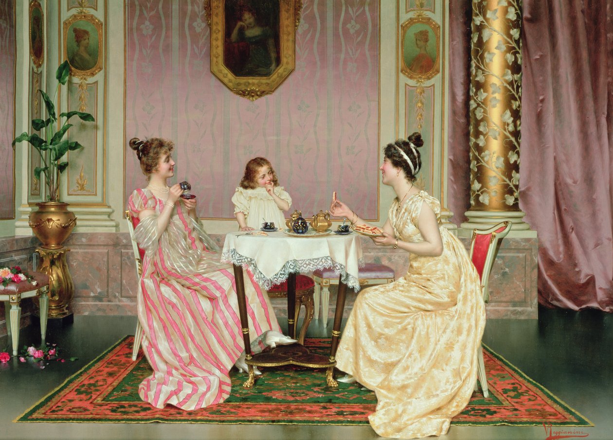 茶话会 作者 维托里奥·雷吉亚尼（Vittorio Reggianini）