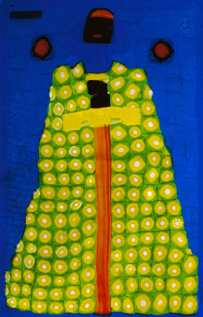 Vittorio Zecchin（1878-1947 年）的作品《Barbaro》，马赛克玻璃板，由 Artisti Barovier 为 1914 年威尼斯双年展创作。意大利，20 世纪。 作者 维托里奥·泽钦