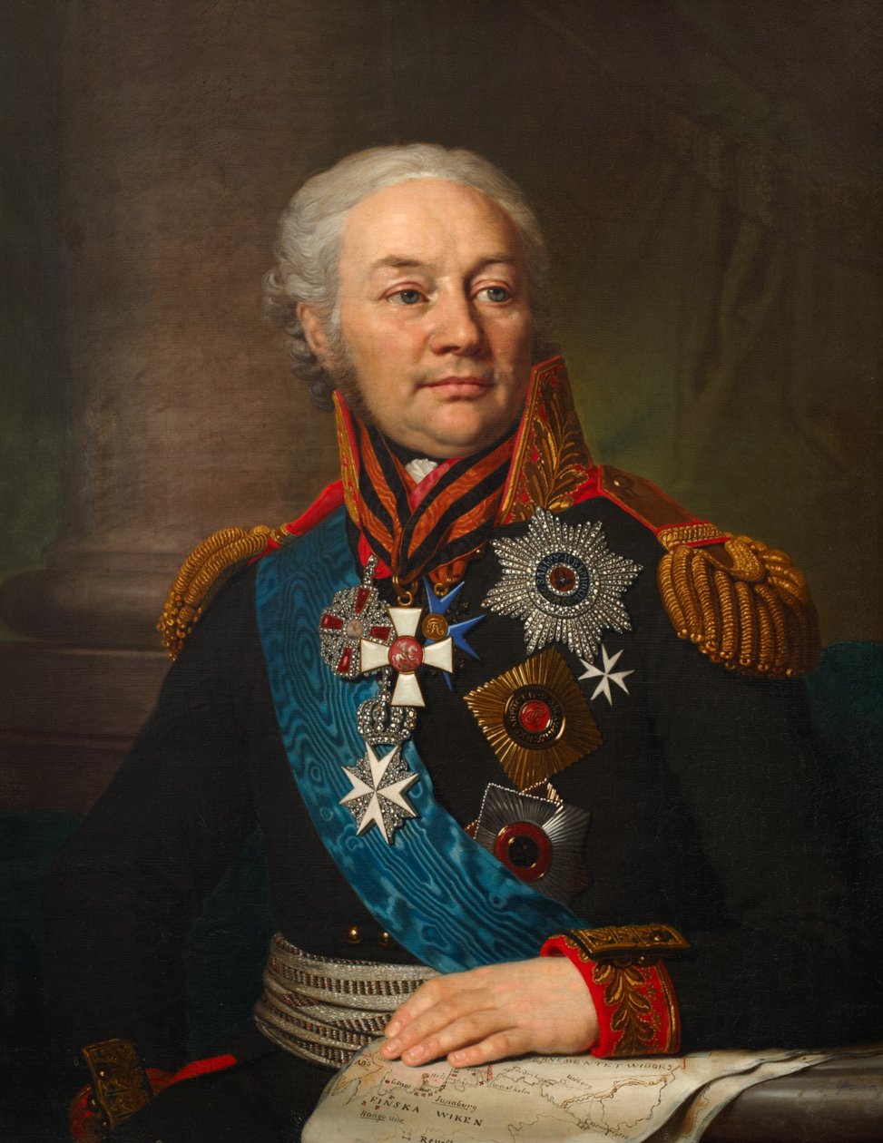 伯爵Friedrich von Buxhoeveden，1809年 作者 弗拉基米尔·卢基希·波罗维科夫斯基