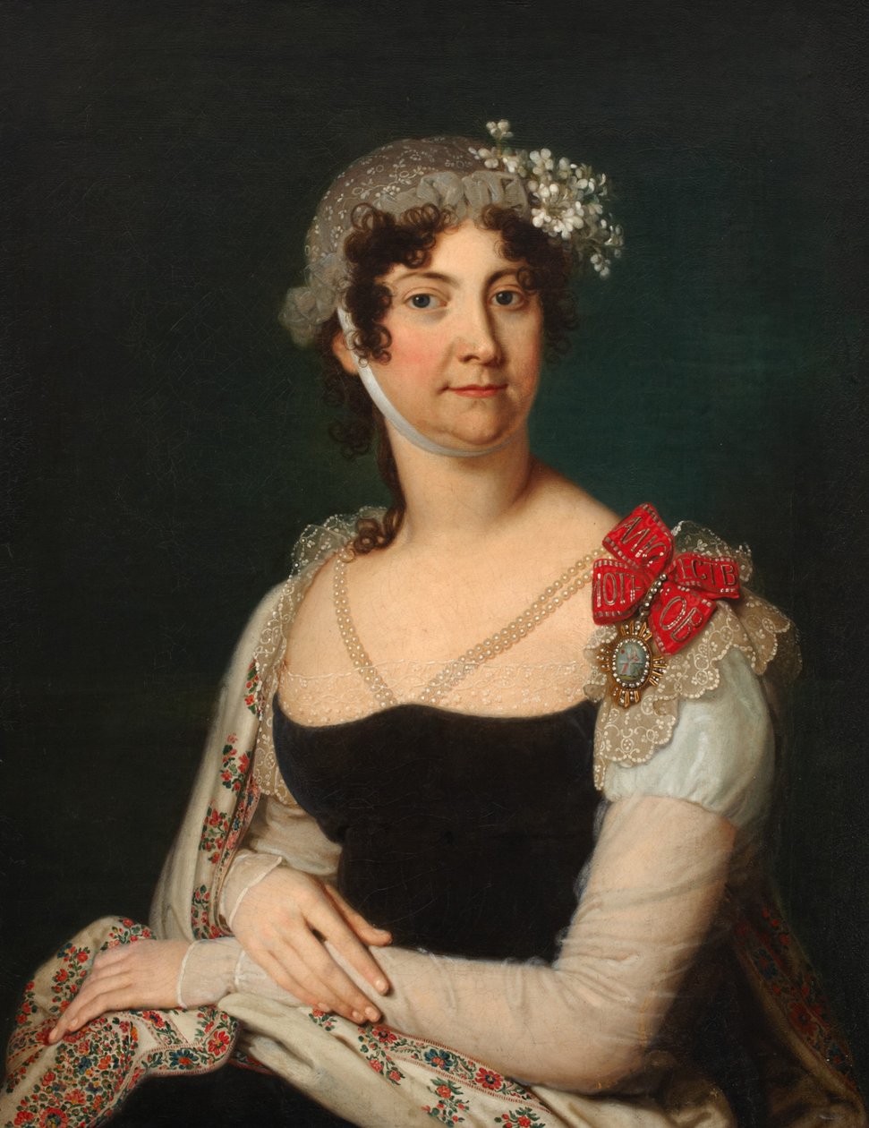 1809年Buxhoeveden伯爵夫人纳塔利娅 作者 弗拉基米尔·卢基希·波罗维科夫斯基