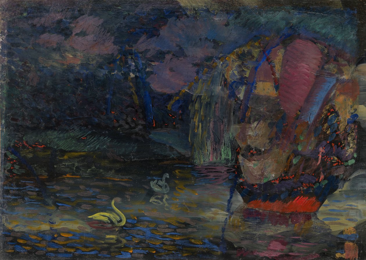 仙女湖，1909-1910年 作者 丹尼尔·弗拉基米尔·巴拉诺夫·罗辛