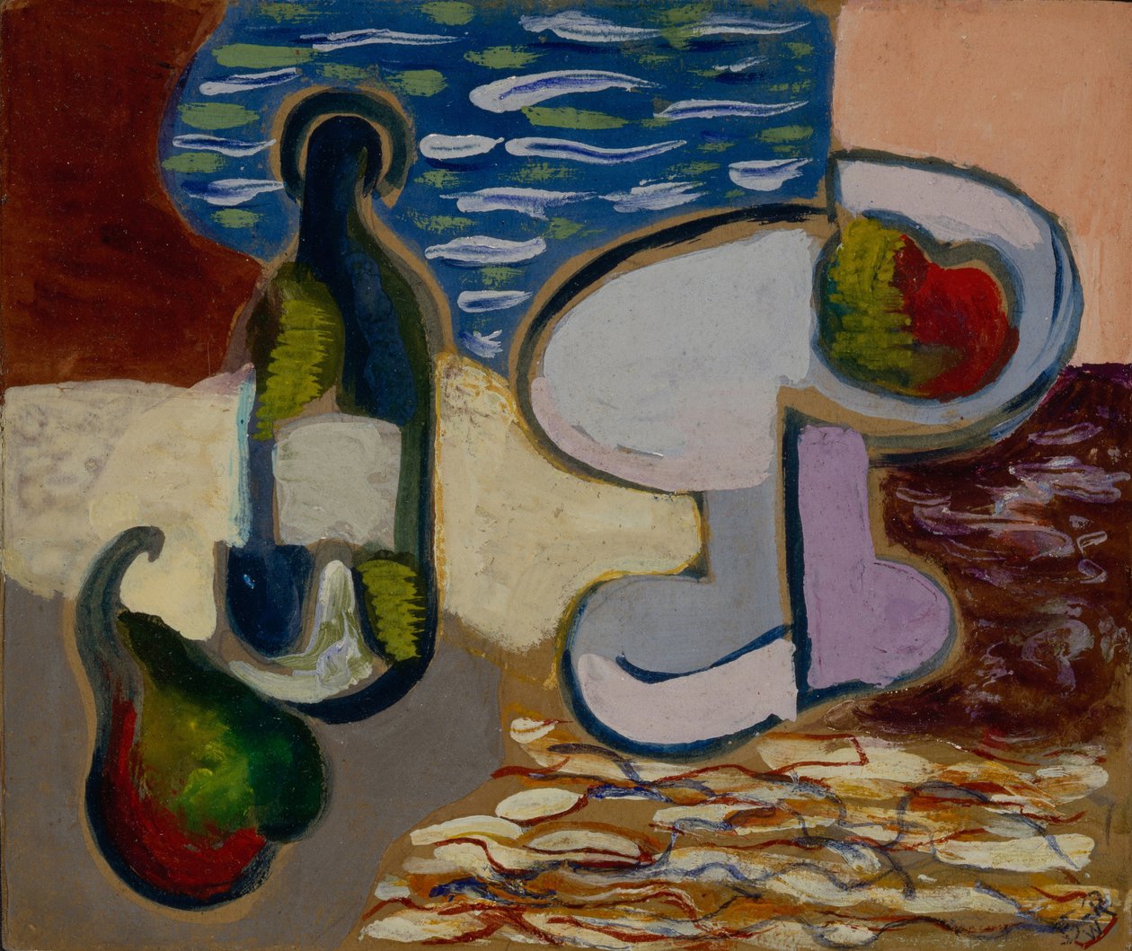 梨静物画，1927年 作者 丹尼尔·弗拉基米尔·巴拉诺夫·罗辛