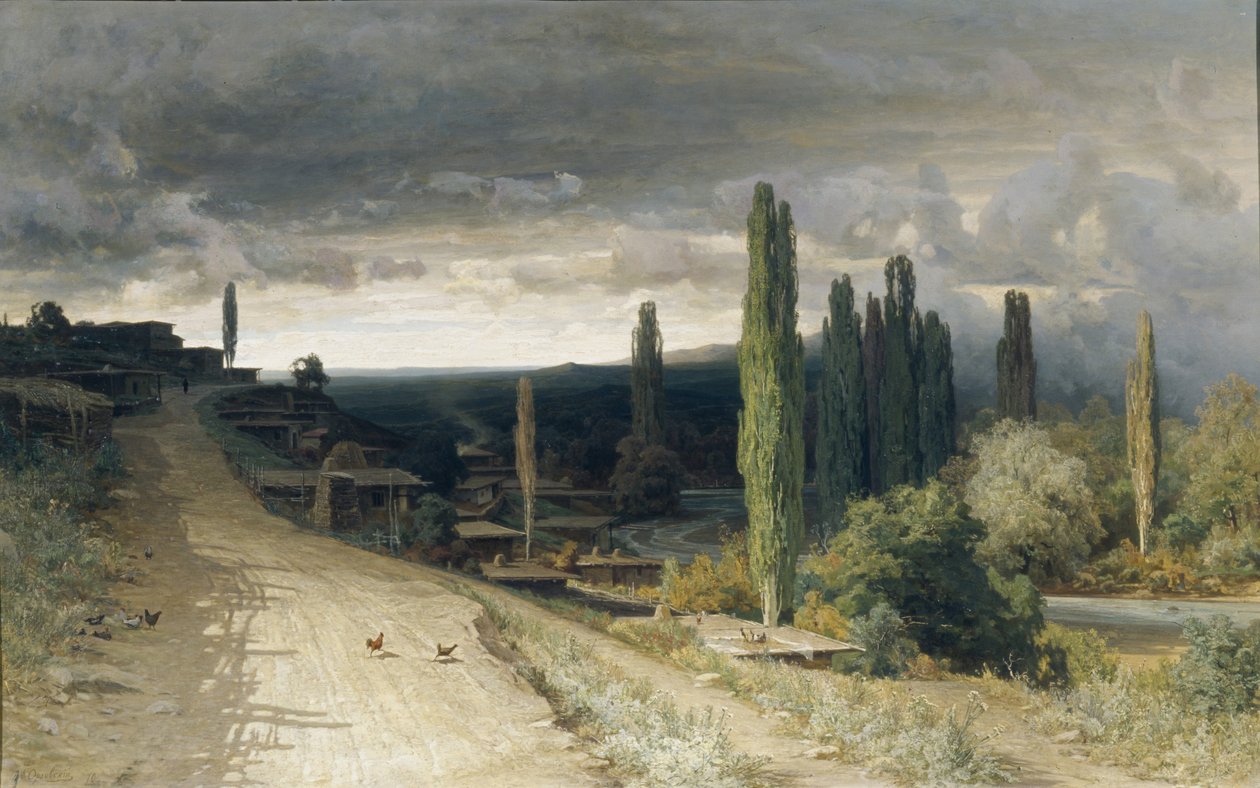 在Alushta，1860年 作者 弗拉基米尔·多纳托维奇·奥尔洛夫斯基