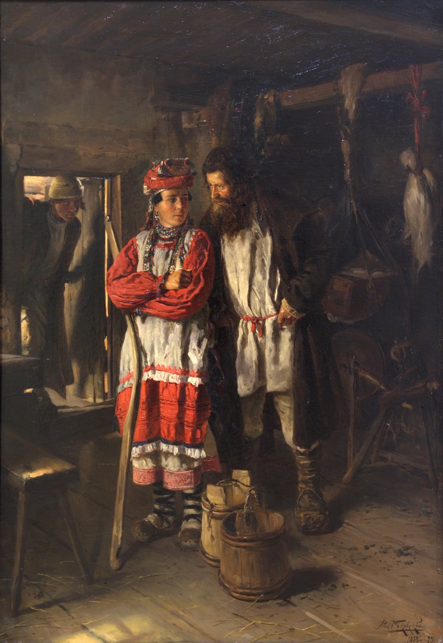 岳父，1888年 作者 弗拉基米尔·埃戈罗维奇·马科夫斯基
