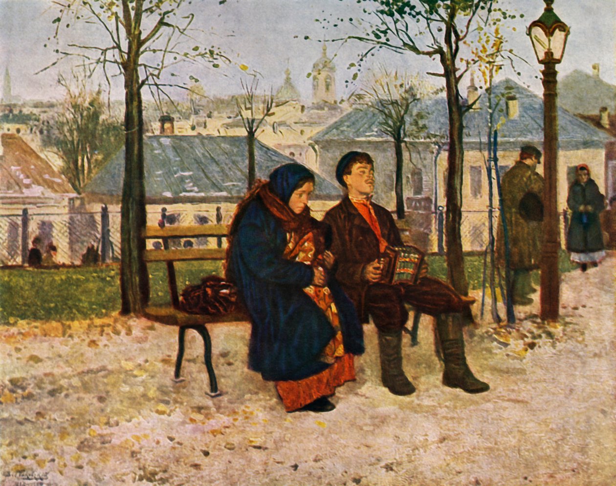 1965年在大道上（1886-1887）。 作者 弗拉基米尔·埃戈罗维奇·马科夫斯基
