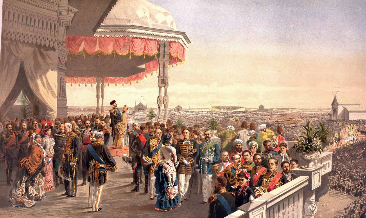 Public festivities following the coronation of Emperor Alexander III on Khodynka Field (From the Coronation Album), by Vladimir Yegorovich Makovsky (1846-1920) 作者 弗拉基米尔·埃戈罗维奇·马科夫斯基