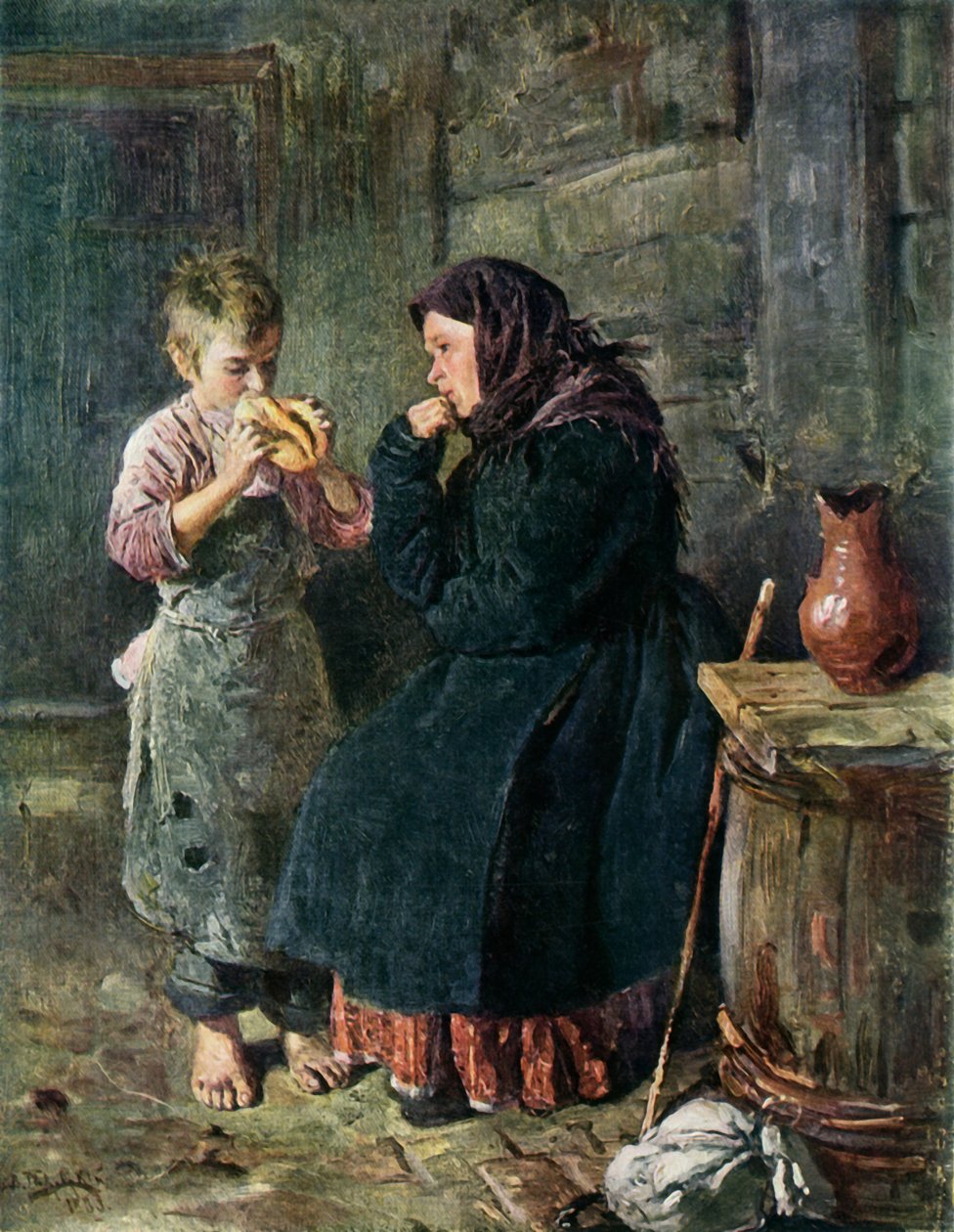 母子会议，1883年，1965年。 作者 弗拉基米尔·埃戈罗维奇·马科夫斯基