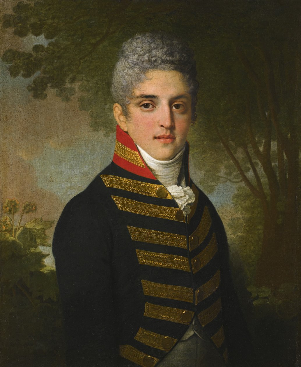 Ardalion Petrovich Novosiltsev的肖像，1807年 作者 弗拉基米尔·卢基希·波罗维科夫斯基