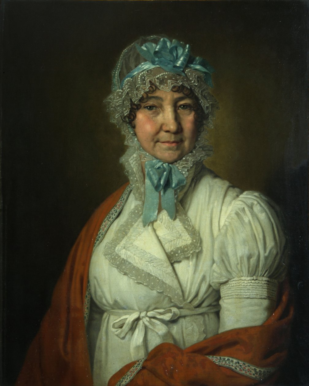 纳德日达（Nadezhda Ivanovna Dubovitskaya）的肖像，1809年 作者 弗拉基米尔·卢基希·波罗维科夫斯基