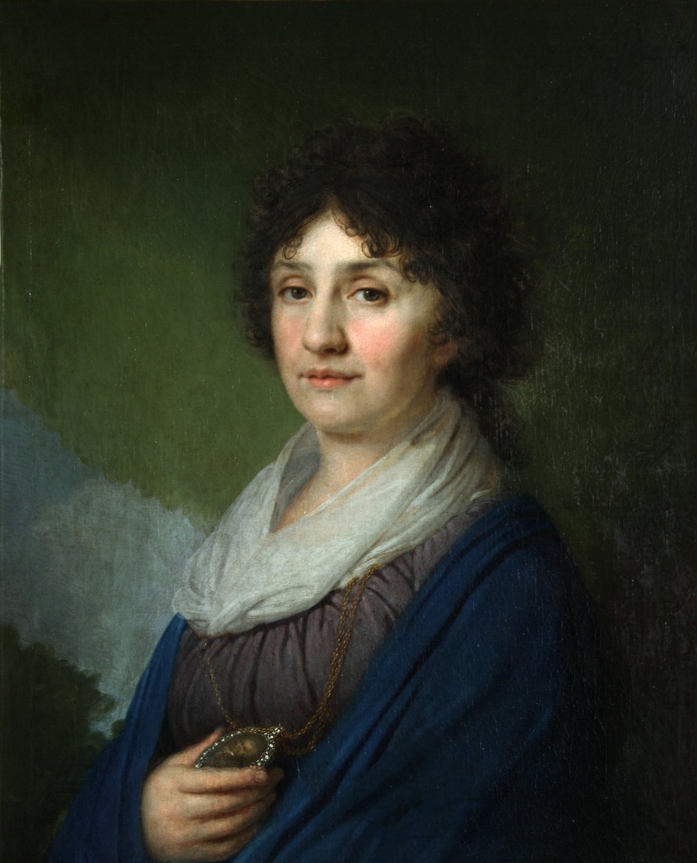 叶卡捷琳娜·尼古拉耶夫娜·达维多娃（1795-1796）的肖像 作者 弗拉基米尔·卢基希·波罗维科夫斯基