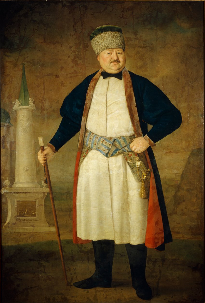 帕维尔·雅科夫列维奇·鲁登科的肖像，1778年 作者 弗拉基米尔·卢基希·波罗维科夫斯基