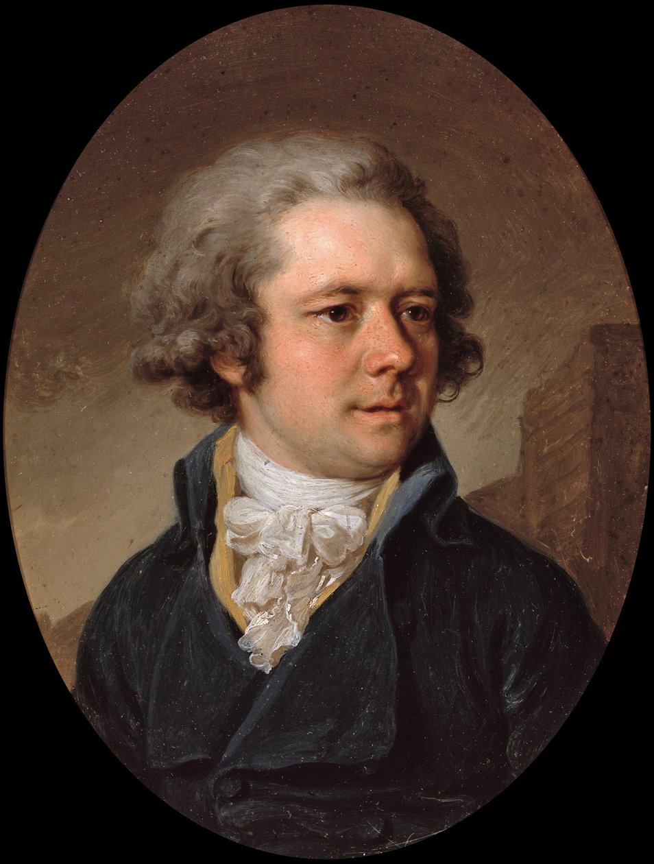 1790年代初期，建筑师亚当·梅内拉斯（1753-1831）的肖像 作者 弗拉基米尔·卢基希·波罗维科夫斯基