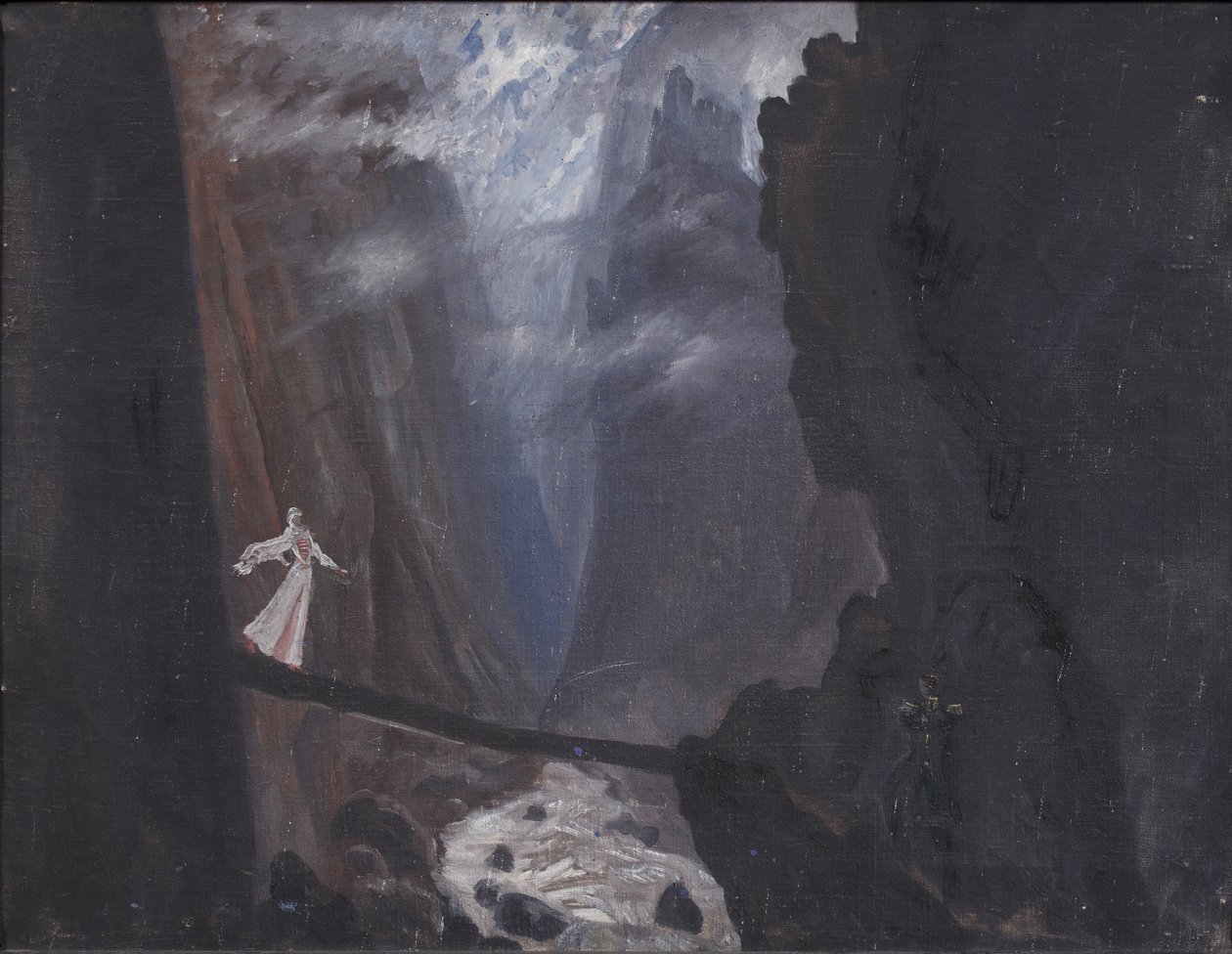 A.亚历山德罗夫的歌剧《贝拉》舞台设计，1946年 作者 弗拉基米尔·弗拉基米罗维奇·德米特里耶夫