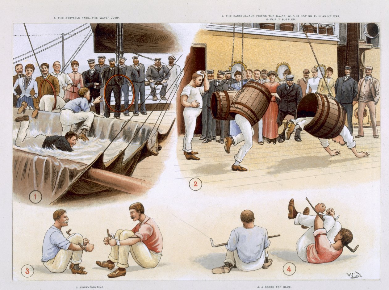 体育，来自&39;P und O Pencillings&39;c。 1891年 作者 劳埃德