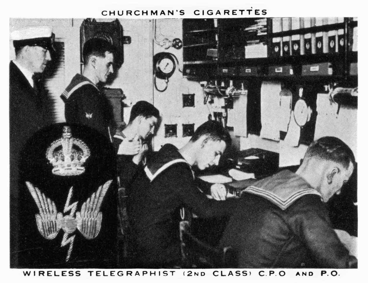 CPO和PO，二等无线电报师，1937年。 作者 西澳和AC教堂