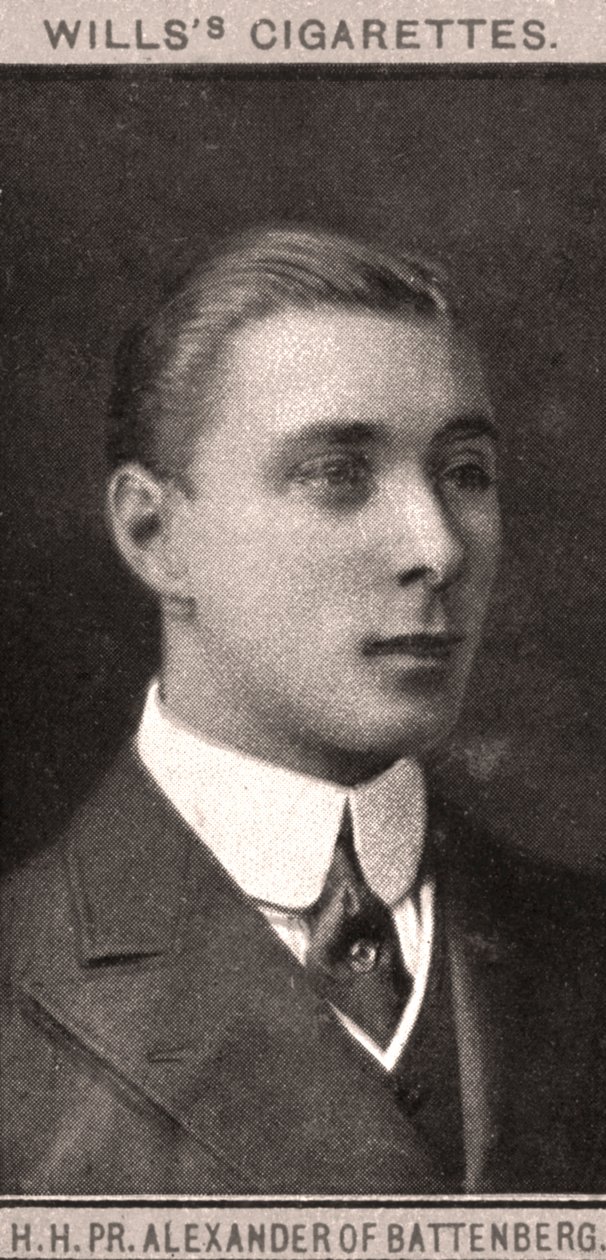 HH，PR。 1908年，亚历山大·巴登堡（Alexander of Battenberg）。 作者 WD和HO遗嘱