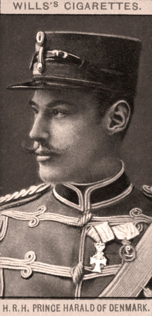 丹麦哈罗德王子殿下，1908年。 作者 WD和HO遗嘱