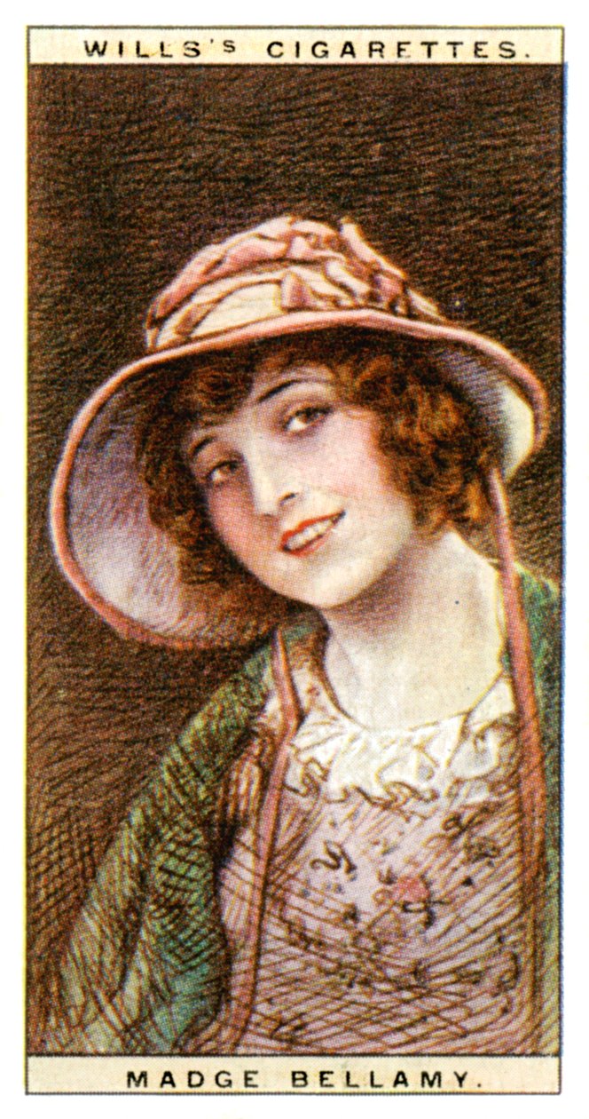 Madge Bellamy 1899-1990，美国电影明星，1928。 作者 WD和HO遗嘱