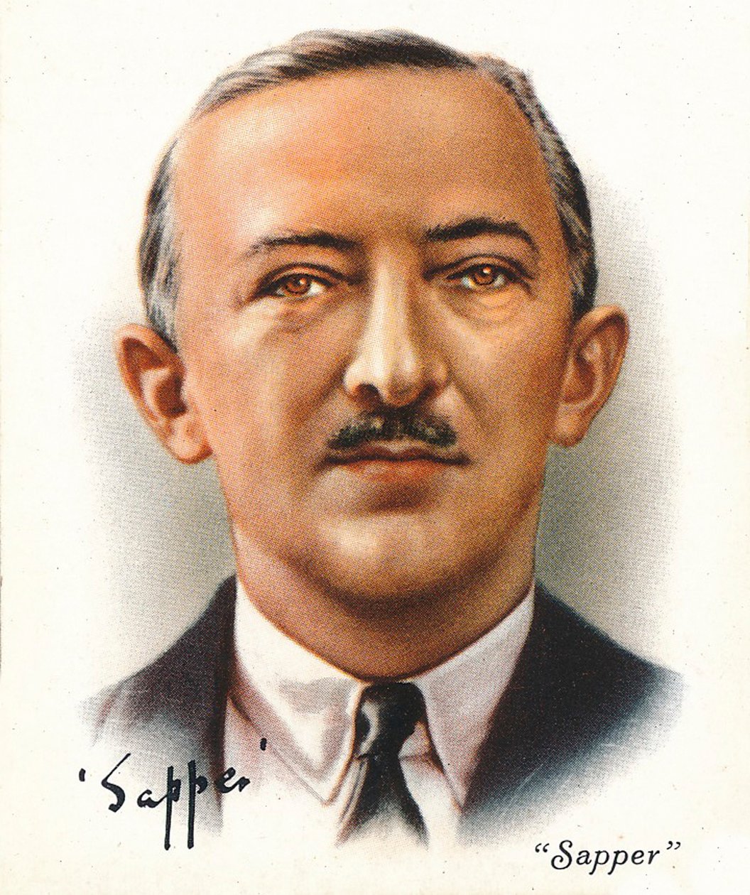 Sapper Lt-Col Cyril McNeile，1937年。艺术家：Unknown，WD和HO Wills。 作者 WD和HO遗嘱