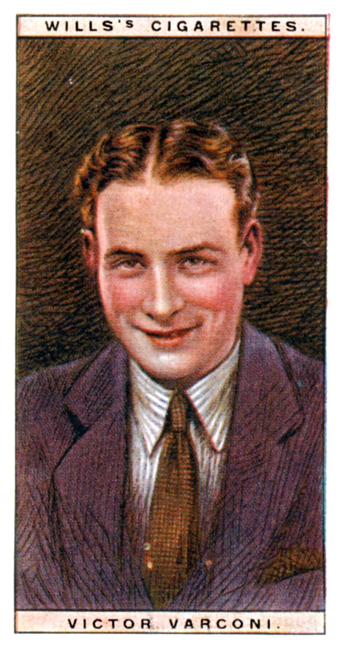 维克多·瓦科尼（Victor Varconi）1891-1976年，匈牙利演员，1928年。 作者 WD和HO遗嘱