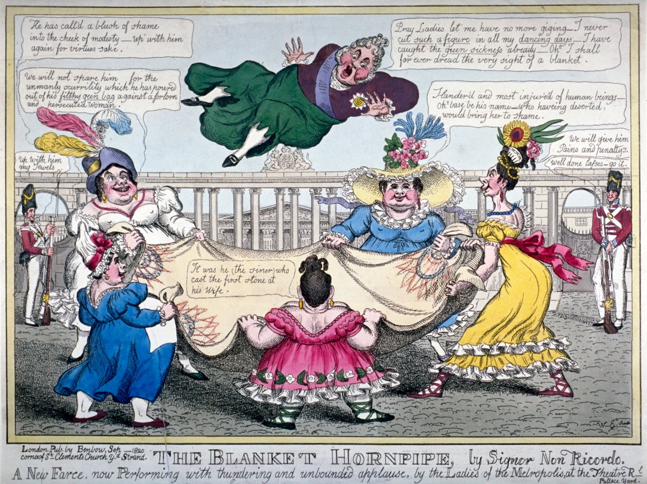 毯子角笛......》，1820年。 作者 我们