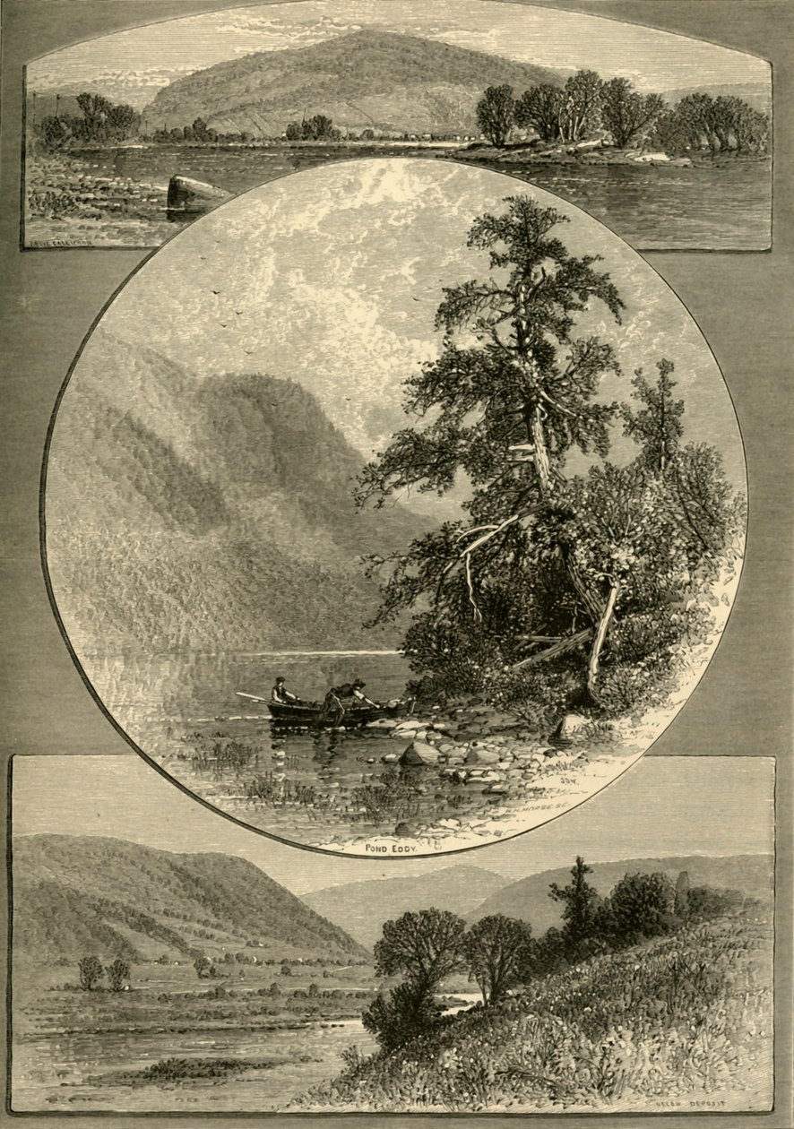 上特拉华州》，1874年。   作者 WH莫尔斯