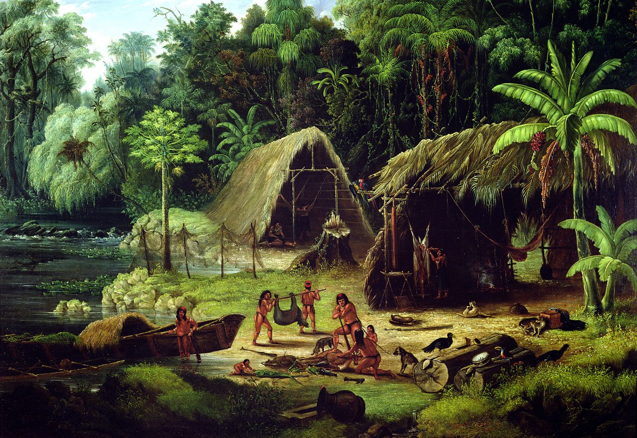 加勒比村，英国圭亚那，1836年 作者 WS对冲