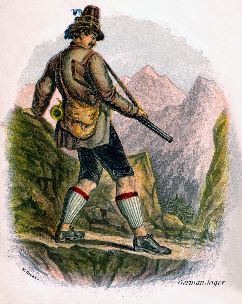 巴伐利亚农民，1809年。 作者 狄克斯