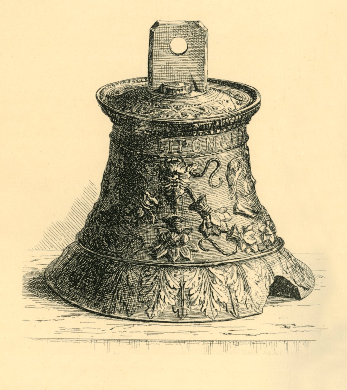 青铜手铃，c1530-c1570，1881。 作者 我们麦卡尼斯