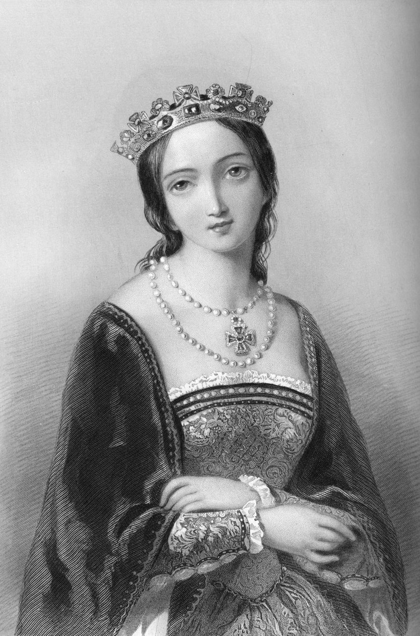 玛丽女王（Queen Mary I）1516-1558，1851年。 作者 WH艾格尔顿