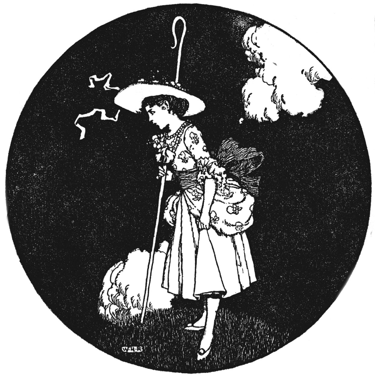 牧羊人和扫烟囱的人，c1930 作者 威廉·希思·罗宾逊