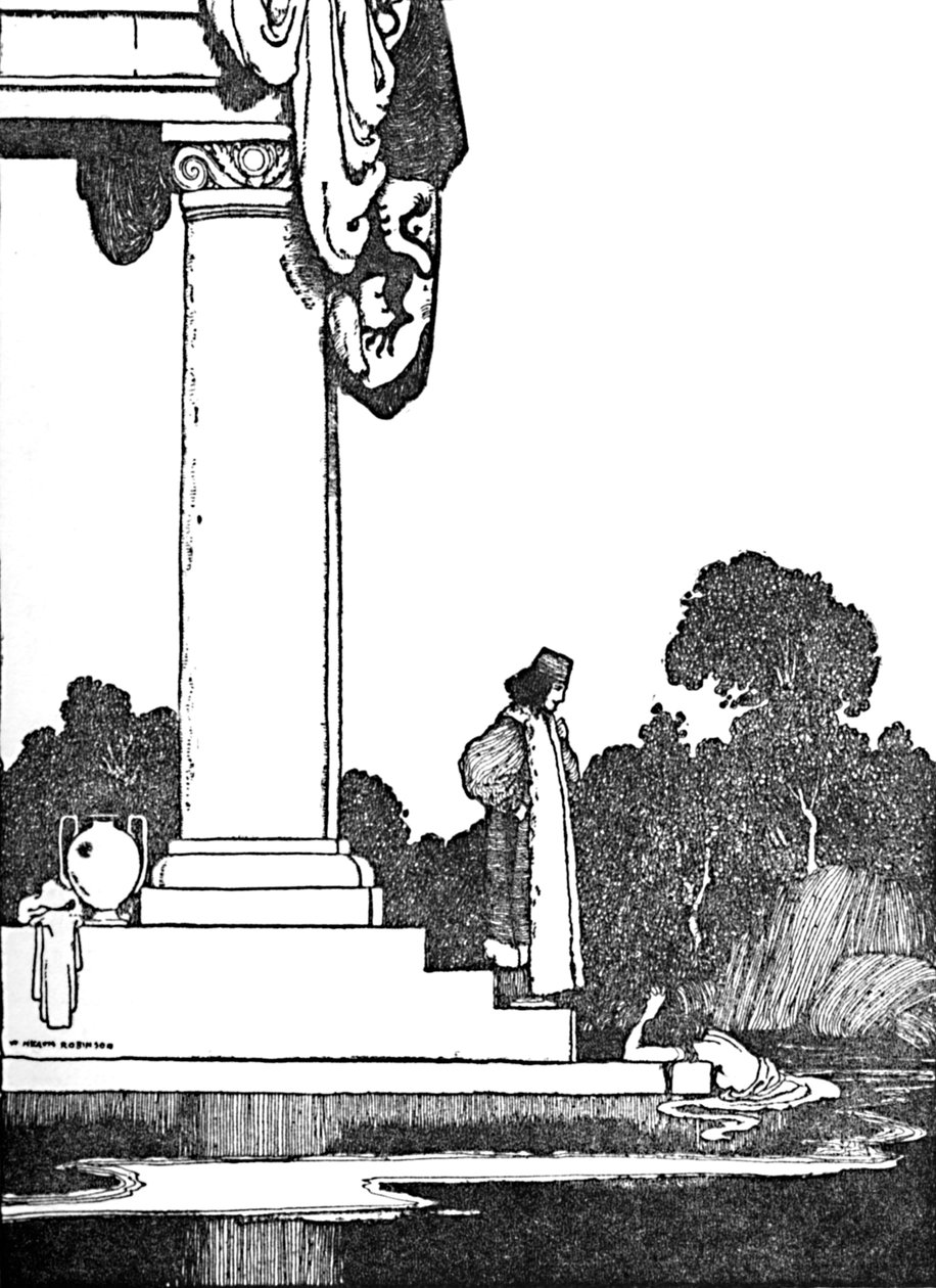当太阳升起，她醒了，c1930 作者 威廉·希思·罗宾逊