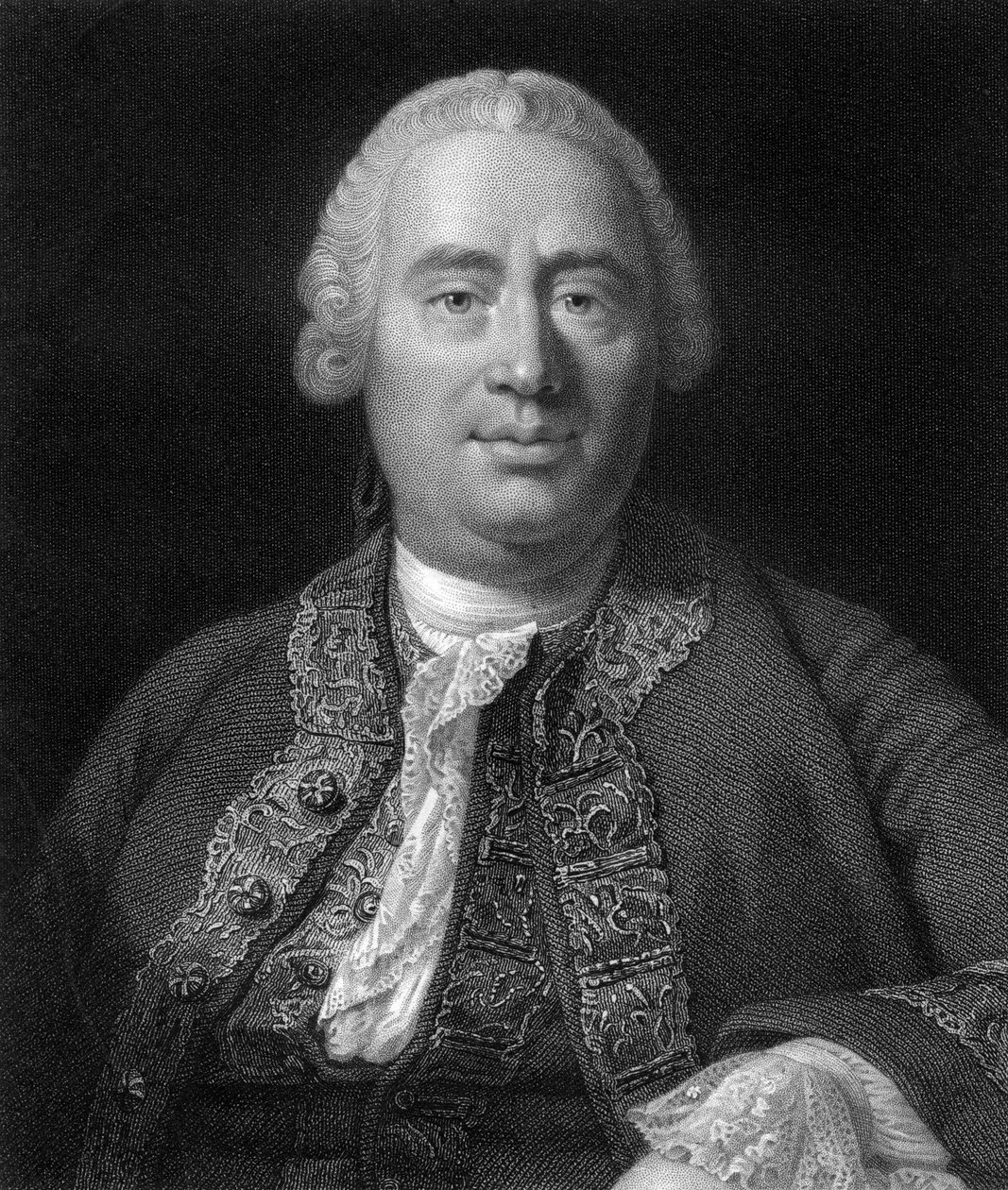 大卫·休ume（David Hume），18世纪的苏格兰哲学家，经济学家和历史学家，1845年 作者 霍尔