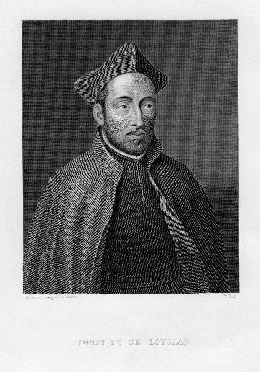 耶稣会上将洛约拉的伊格内修斯（Ignatius） 作者 霍尔