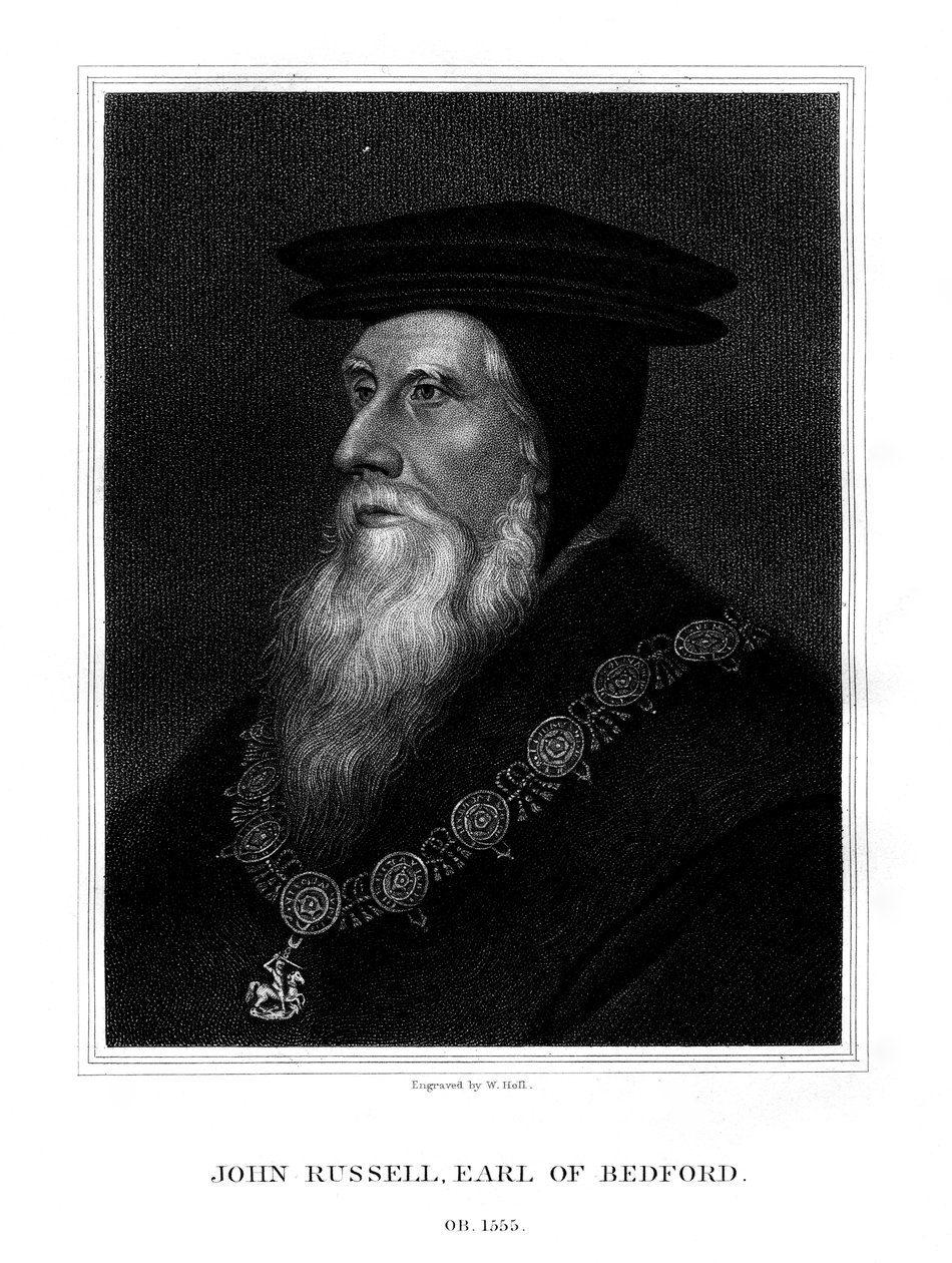 约翰·罗素（John Russell），英国皇家大臣贝德福德（Bedford）第一伯爵，1825年。 作者 霍尔