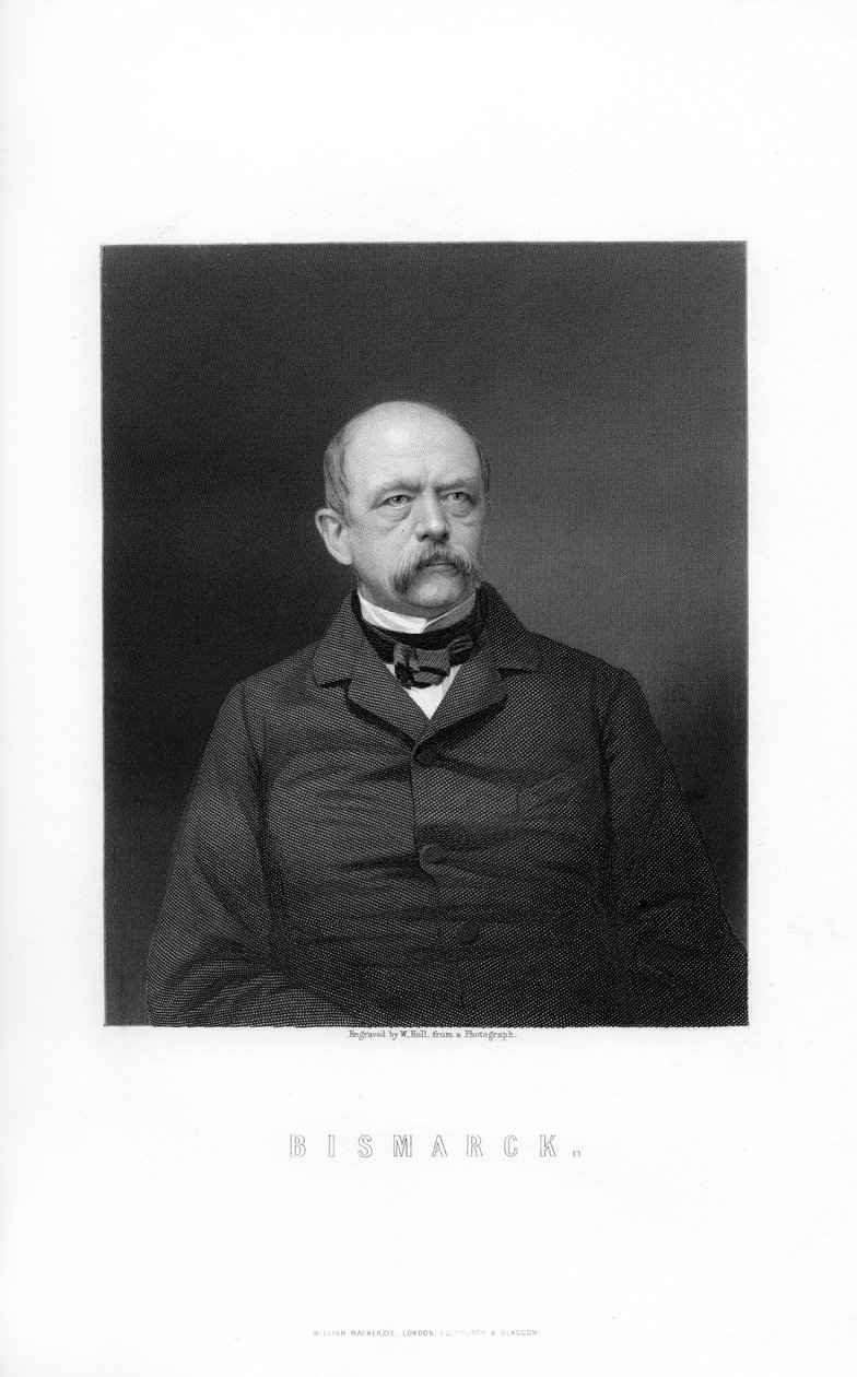 奥特·冯·s斯麦（Otto von Bismarck），德国政治家劳恩堡公爵，1893年。 作者 霍尔