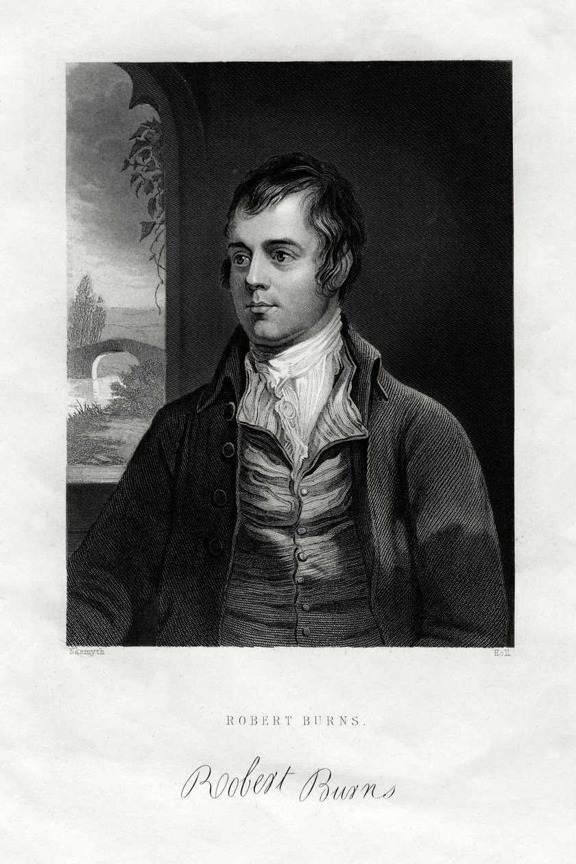 罗伯特·伯恩斯（Robert Burns），苏格兰诗人，十九世纪 作者 霍尔
