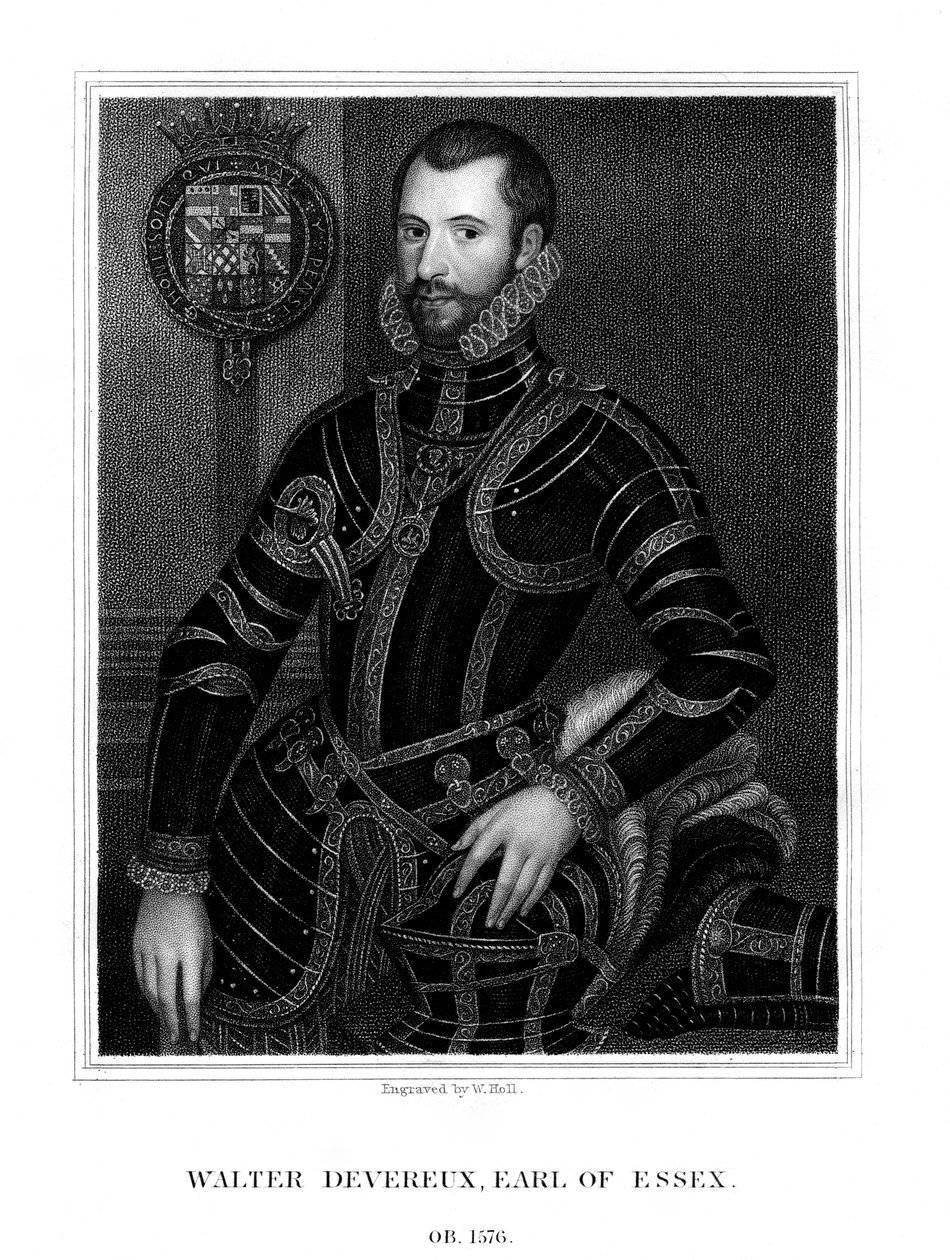Walter Devereux，英国贵族埃塞克斯第一伯爵，1824年。 作者 霍尔